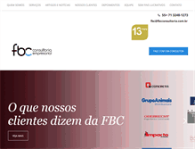 Tablet Screenshot of fbcconsultoria.com.br